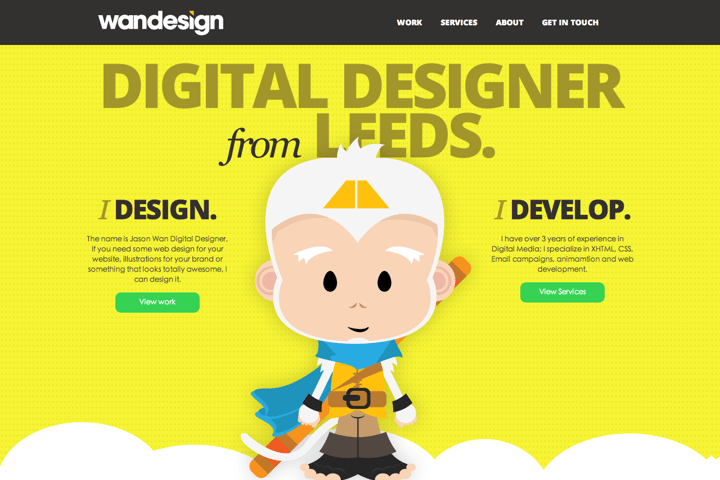 Wan Design website preview